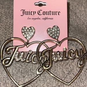 Juicy Couture Hoop Earrings!!